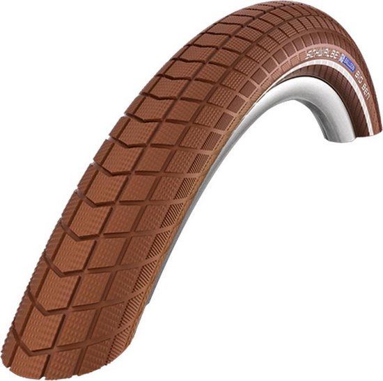 Dréit: Schalbe Big Ben (K-Garde) Faarf: Brown mat Reflexiounsgréisst: 28x2,00 50-622