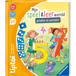 Ravensburger tiptoi boek mijn speel leer wereld getallen en aantallen