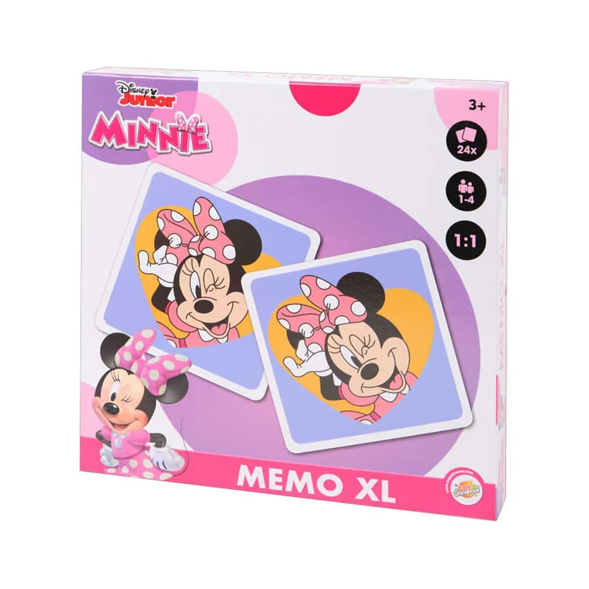 Intro disney minnie mouse fun memo game xl 24 pieces