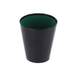 Basic dice cup 9 cm black green