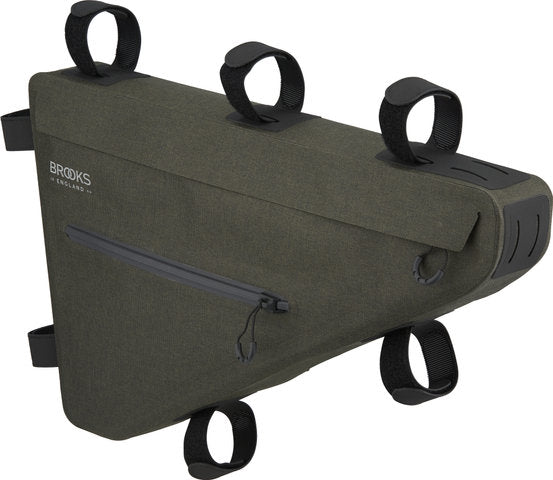 Brooks Scape Frame Bag - Sacoche de cadre de vélo étanche, 5,5 L, Vert