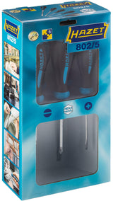 Hazet screwdriver set hexanamic screwdriver set 5 pcs. 802 5 hexanamic