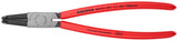 Knipex borgveertang ring pliers, inside j31 pol.pvc angled