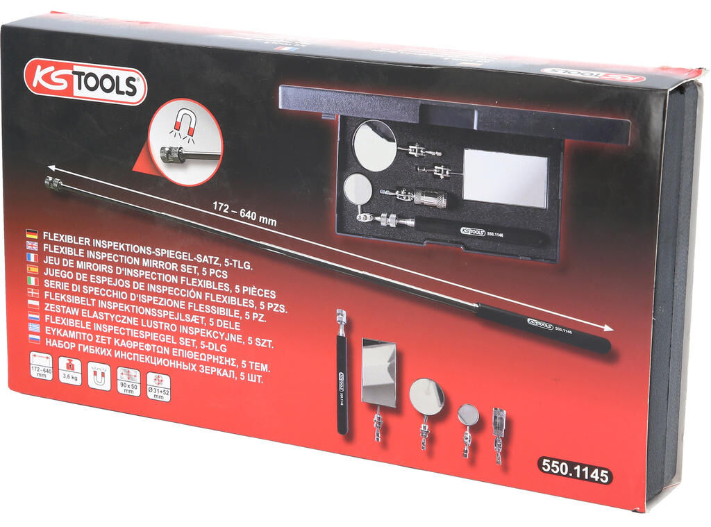Ks tools ks-tools inspectiespiegel set workshop mirror set .