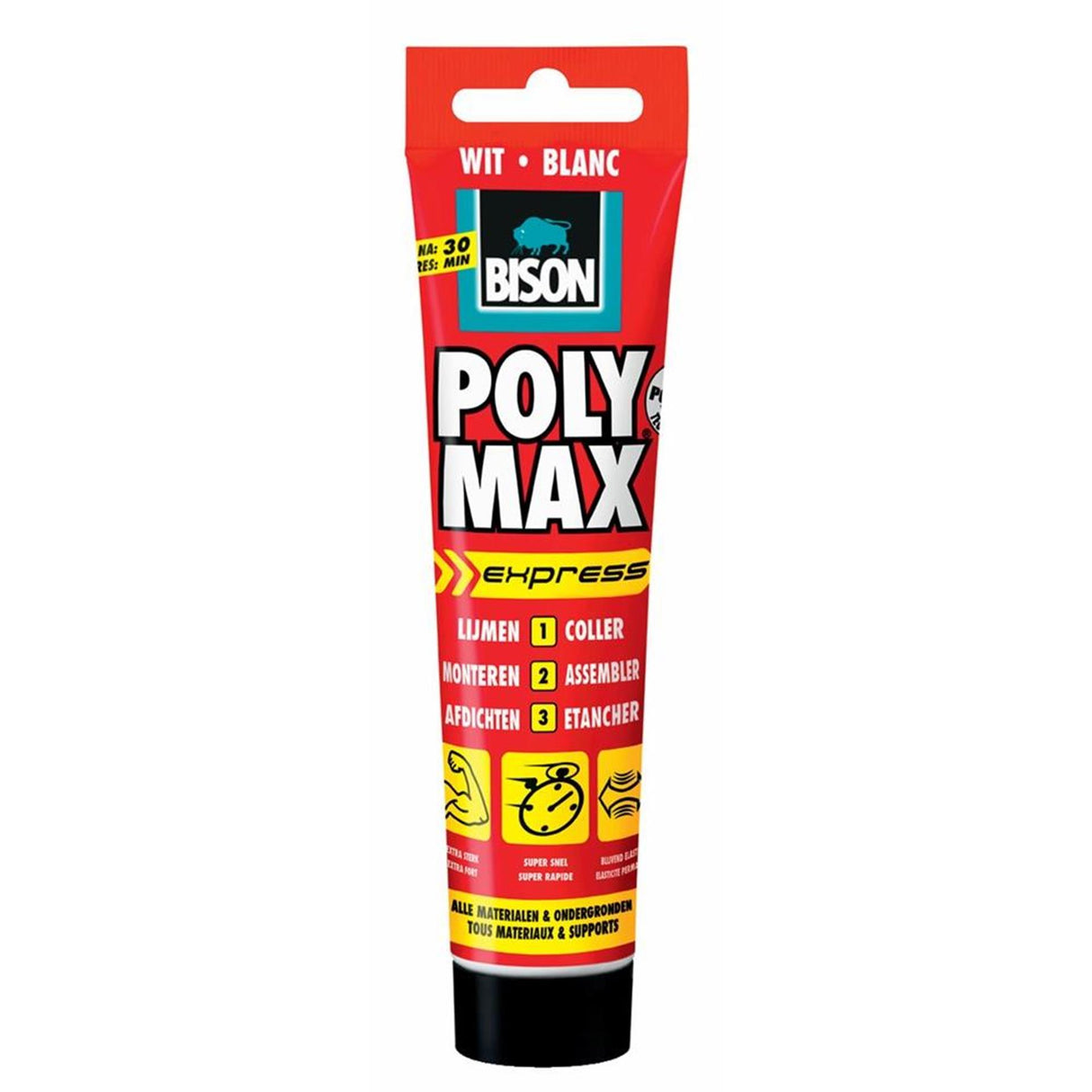 Bisonte poli max express blanco 165gr