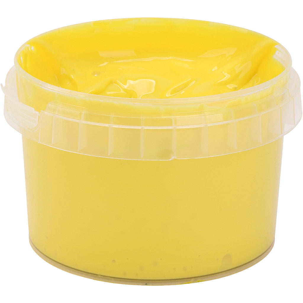 Primo finger paint, yellow, 250 ml 1 bottle