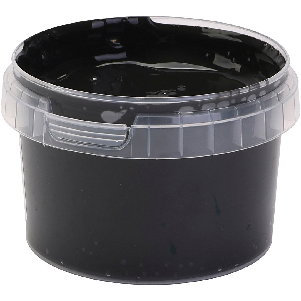 Primo finger paint, black, 250 ml 1 bottle
