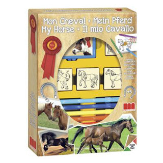 Konie ze znaczkami 4 znaczki