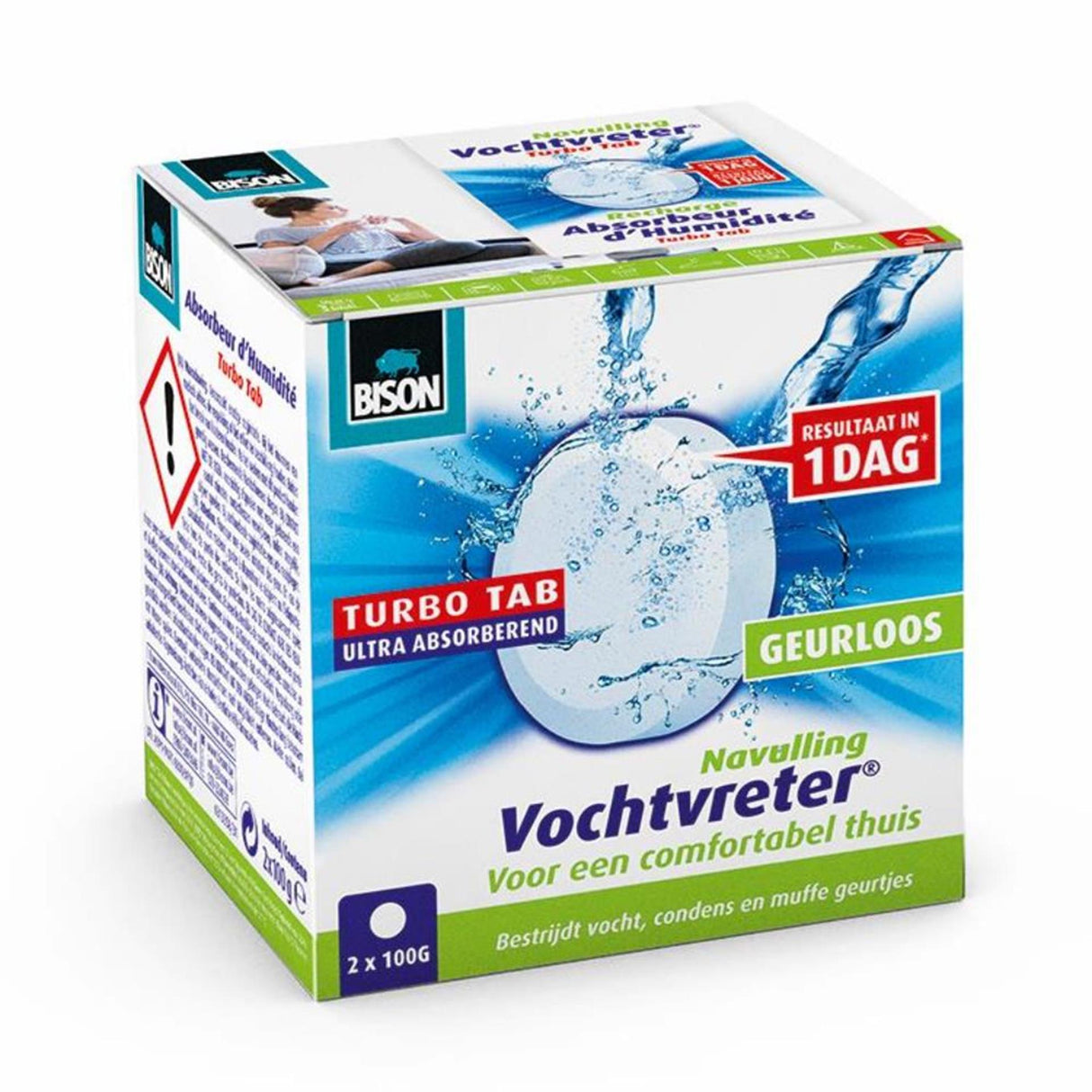 Bisonte absorbente de humedad turbo tab neutral