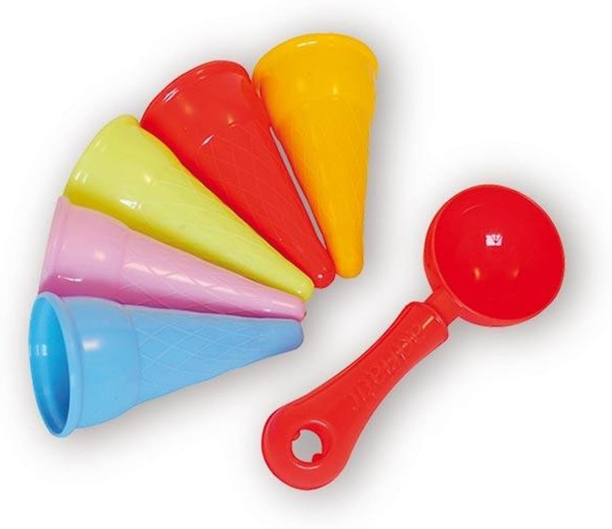 Adriatic strandsetje ijslepel+hoorntjes