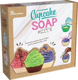 Oku science 4 you cupcake saippuan valmistus