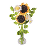 Creative Craft Group Haakset Flower Bouquet Yellow 16x5.5x21cm