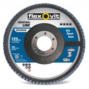 Flexovit vlaklamellenschijf 125x22 r842 p60 conisch | 10 stuk stuks