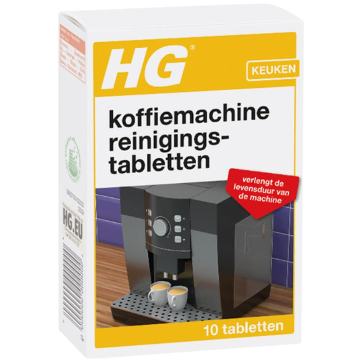 Hg koffiemachine reinigingstabletten