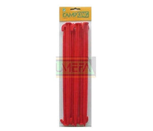 Campáil phuball umefa peg plaisteach 30 cm