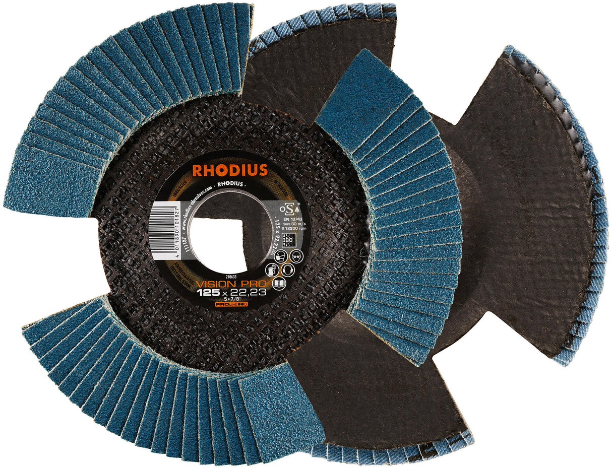Rhodius lamellenschijf vision pro serrated washers vision p 80 125x22,23