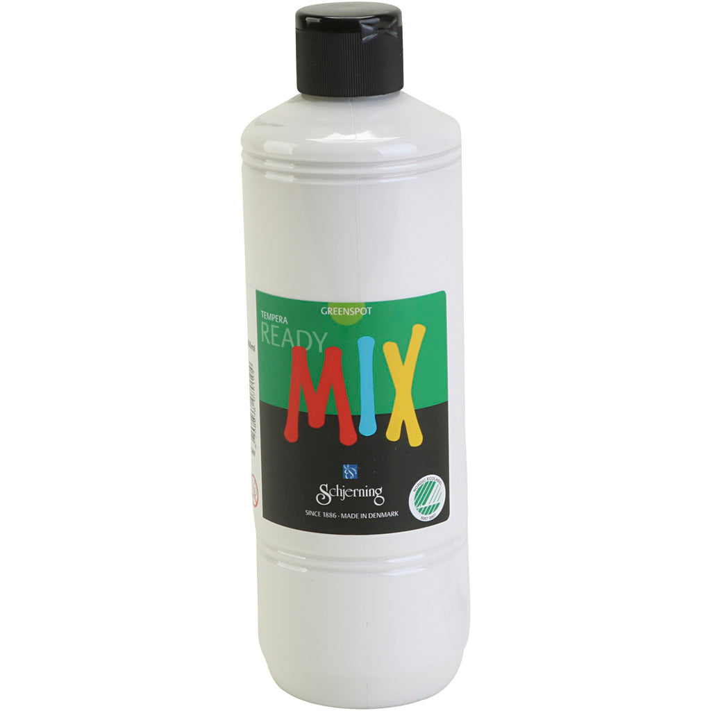 Schjerning greenspot plakaatverf, matt, wit, 500 ml 1 fles