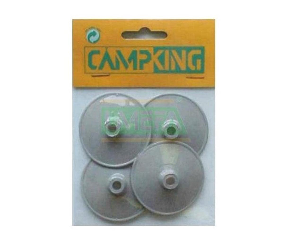 Camping 4x regnhætter 50mm