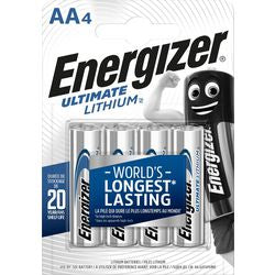 Enerdis Energizer Ultimate Lithium lr6 aa bolha 4 peças