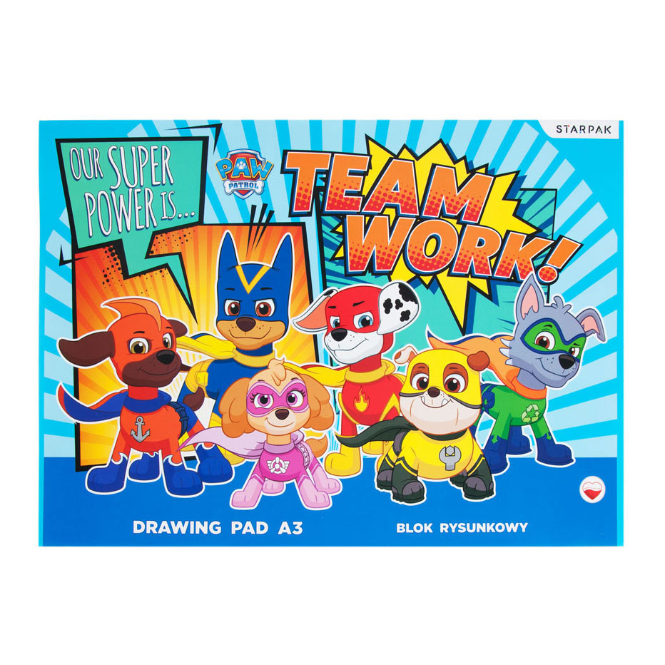 Paw Patrol drawing pad A3