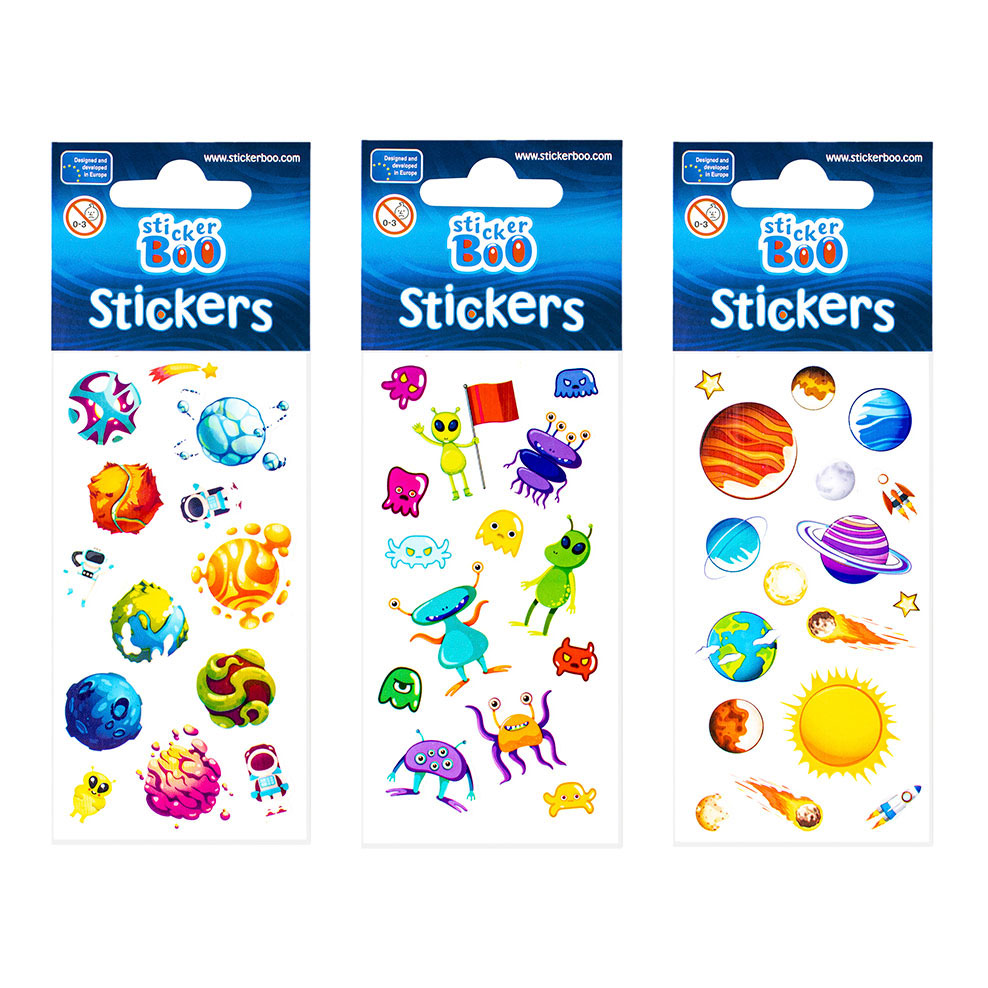 Sticker sheet space