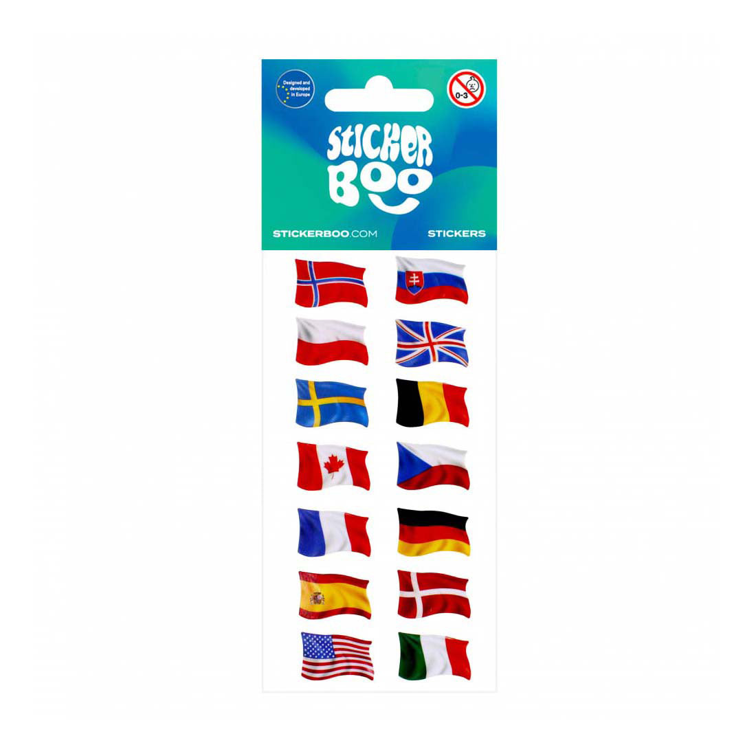 Sticker skin flags