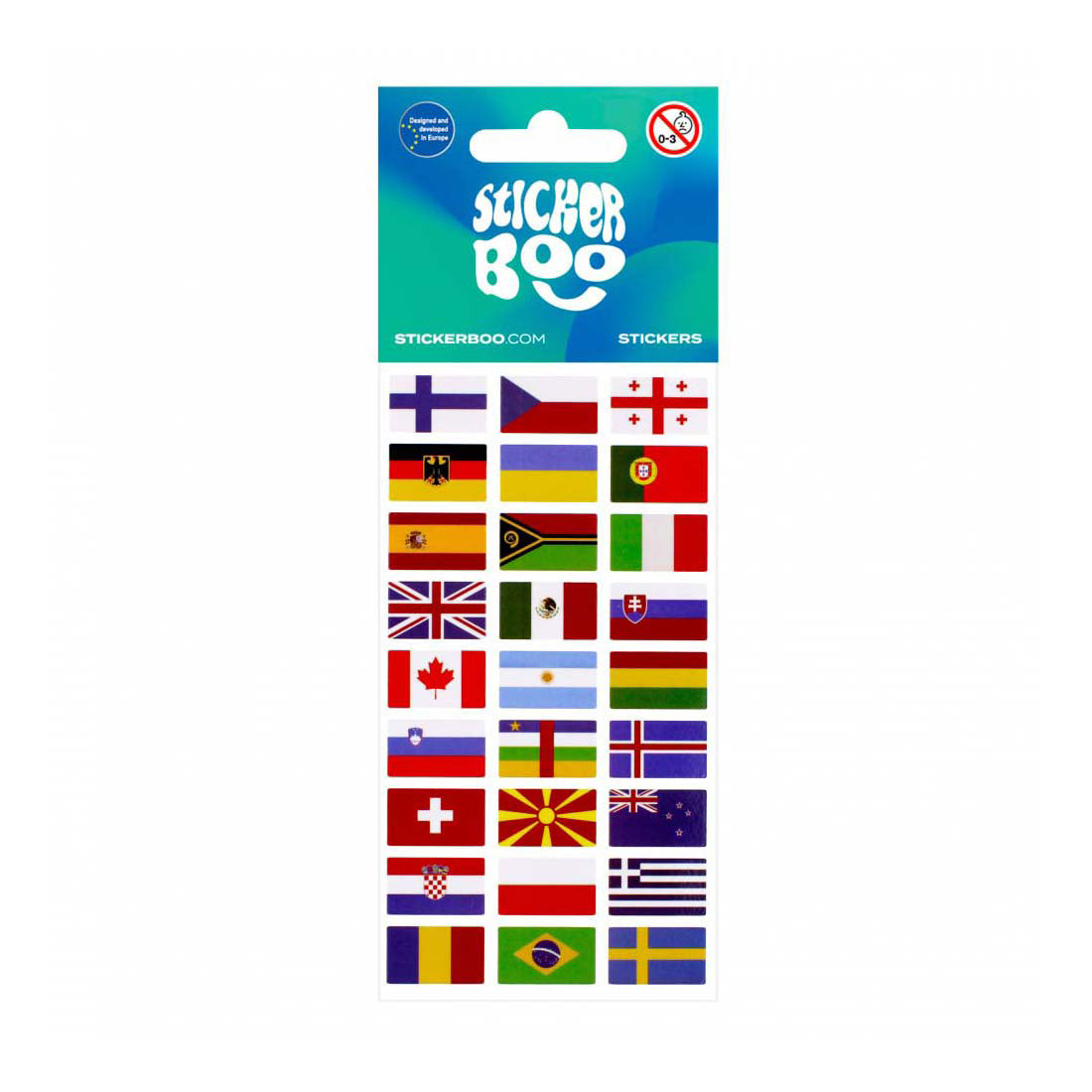Sticker skin flags