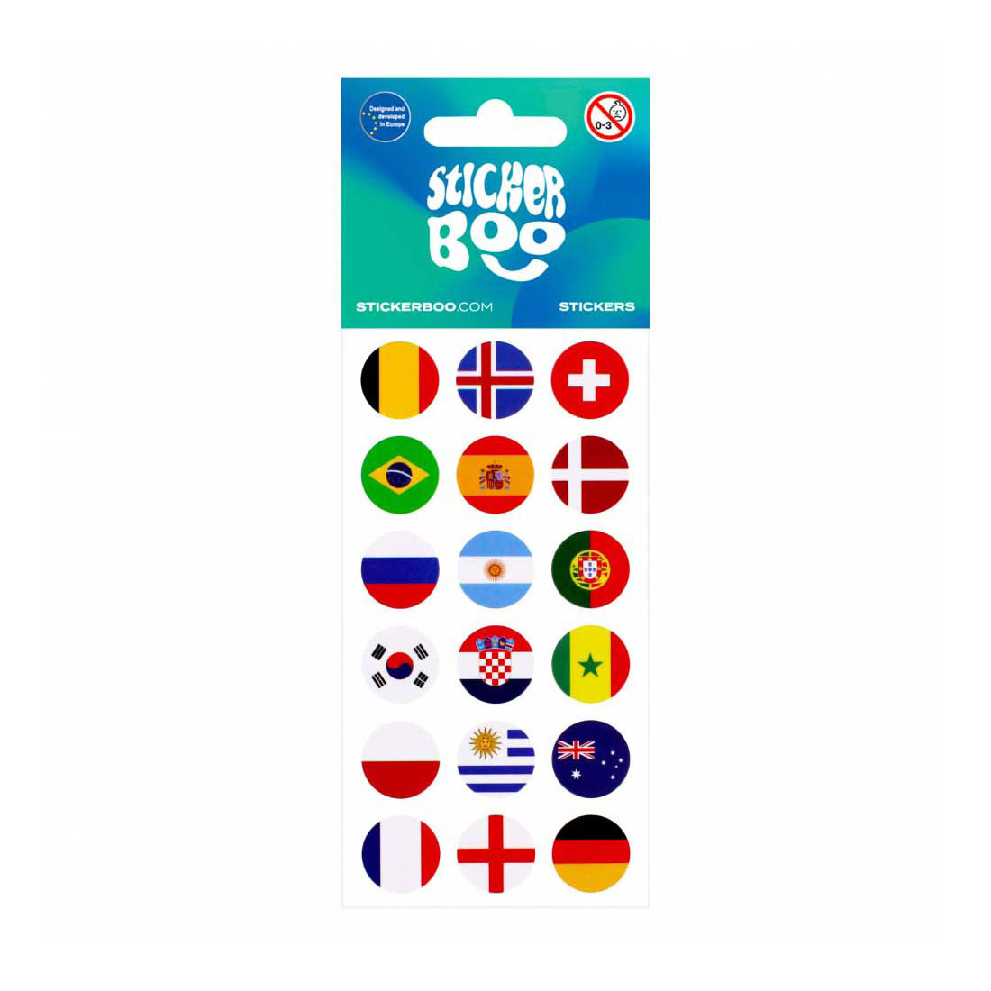 Sticker skin flags