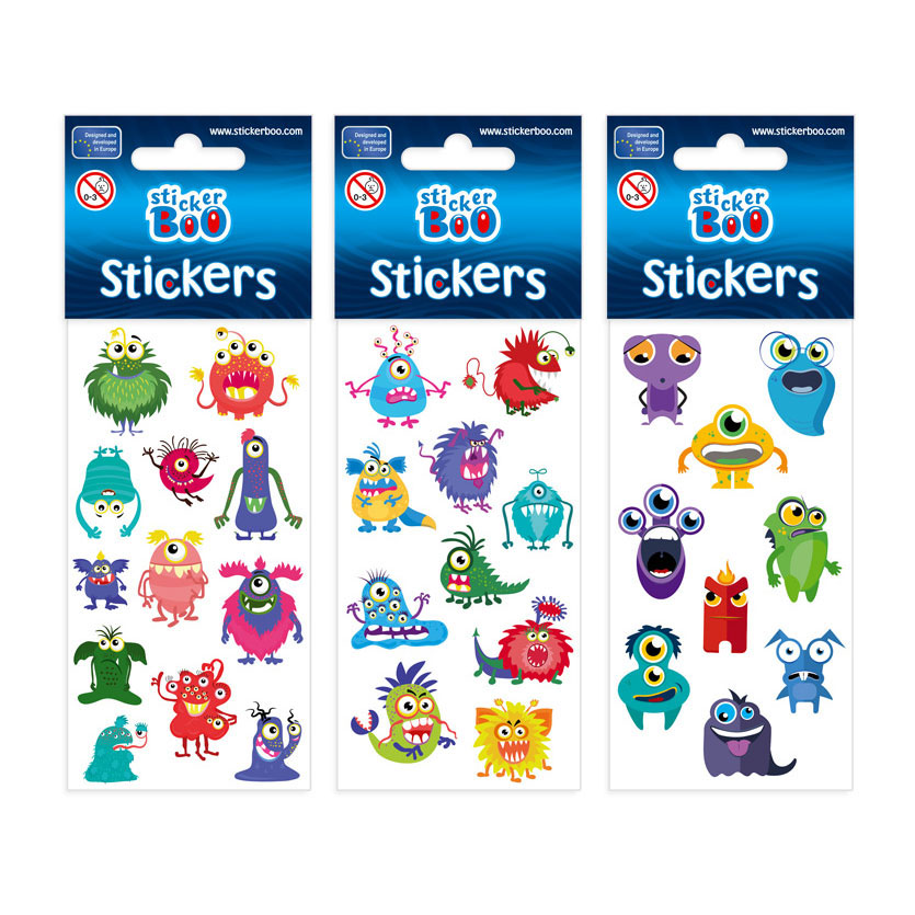 Stickervel -monstre