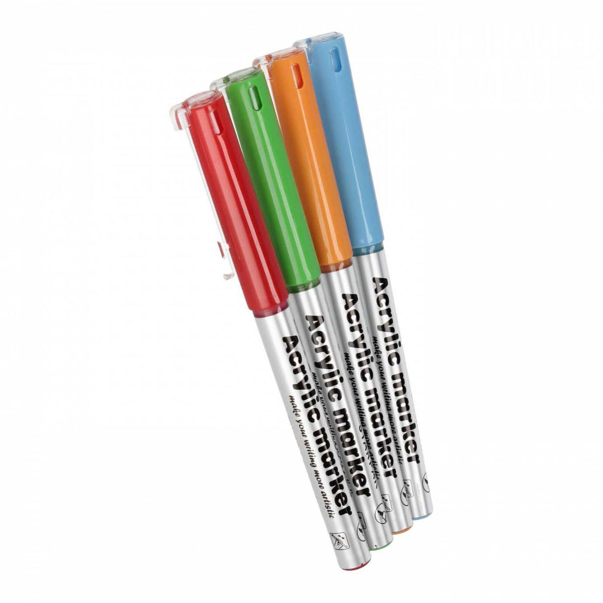 Acrylic markers, 4 pcs.