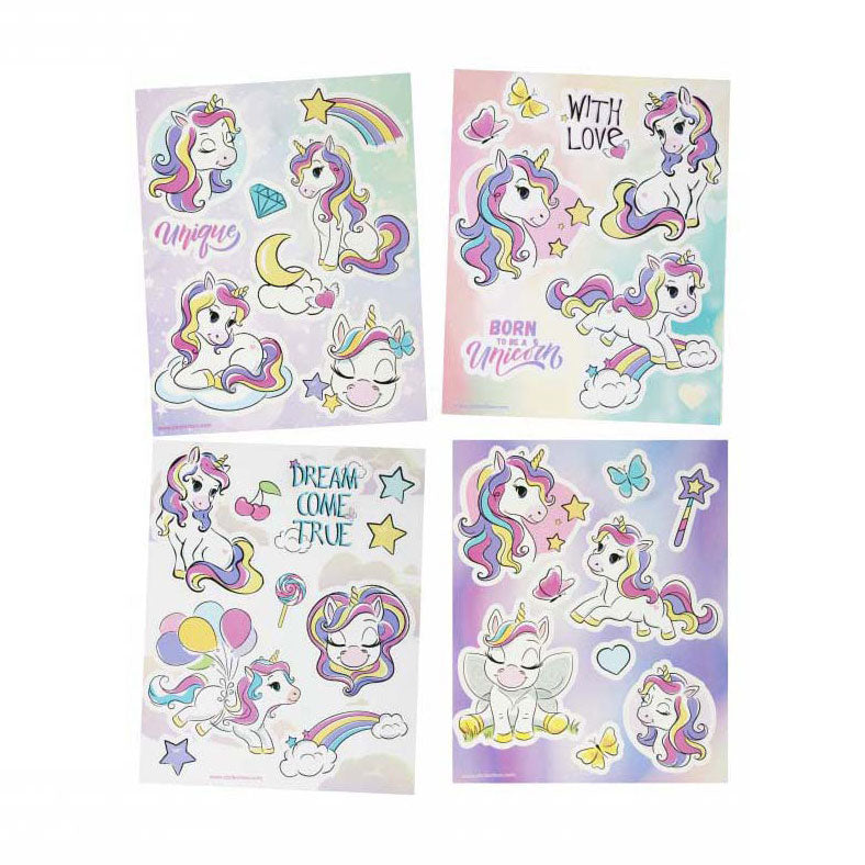 Window stickers unicorn, 16x21cm