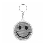 Reflecterende sleutelhanger emoticon, 12st.
