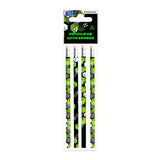 Pencils with eraser football - 4 pcs.