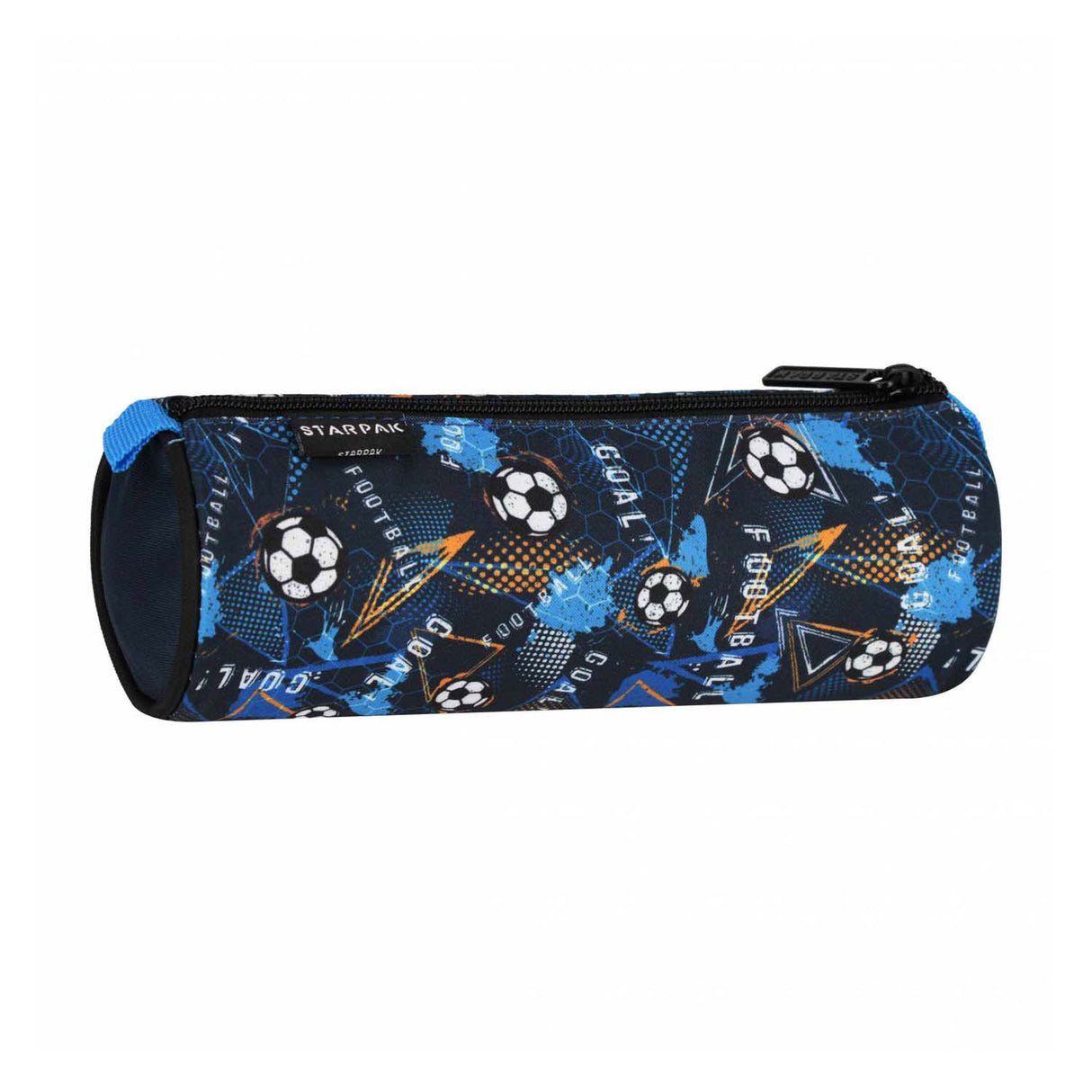 Etui voetbal blauw