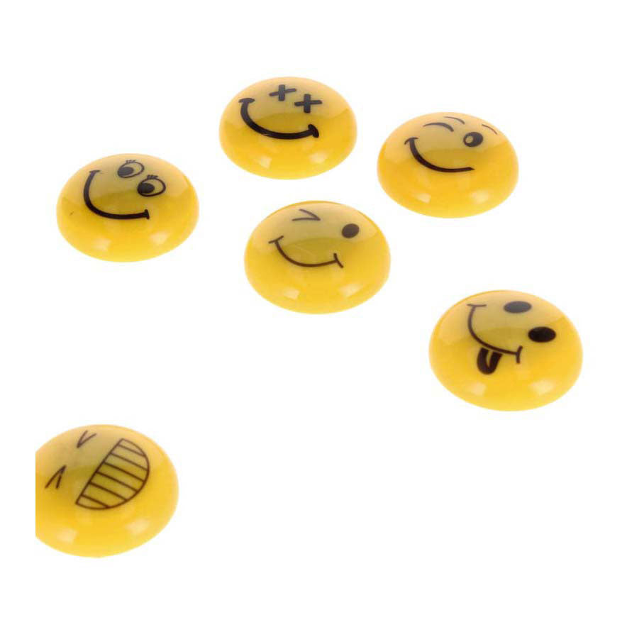 Magneet mix emoticons 30mm, 6st.