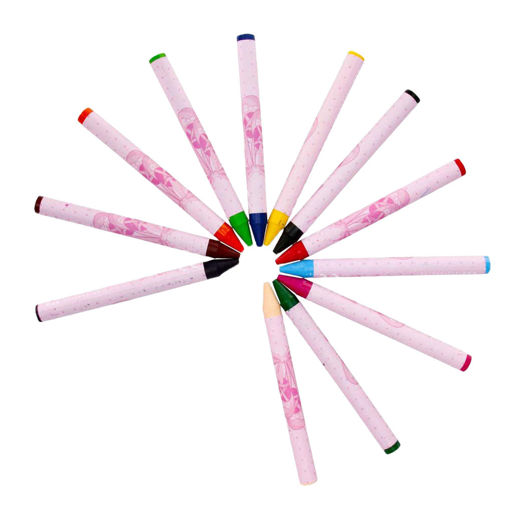 Craies de cire ballerine, 12 pièces.