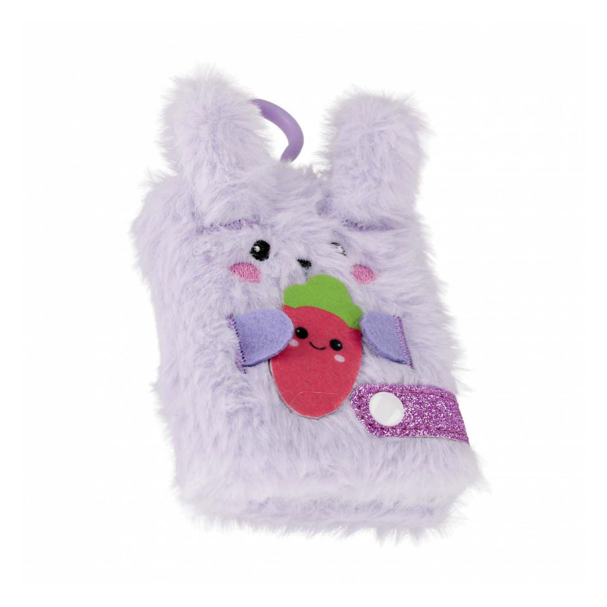Plush keychain notebook rabbit