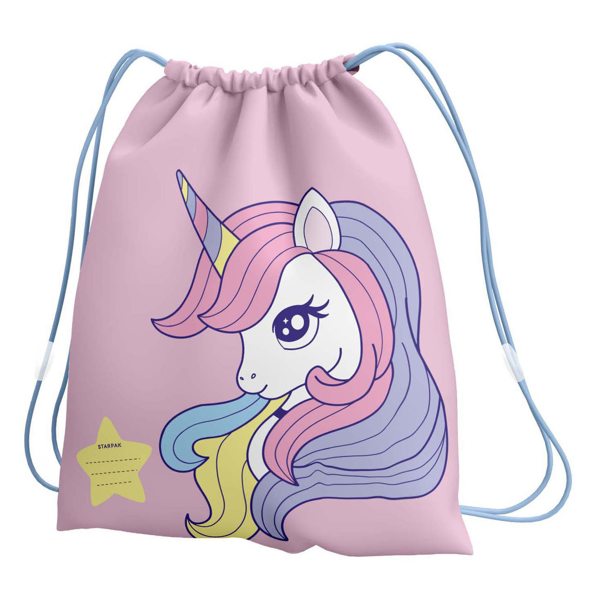 Gym bag unicorn pink