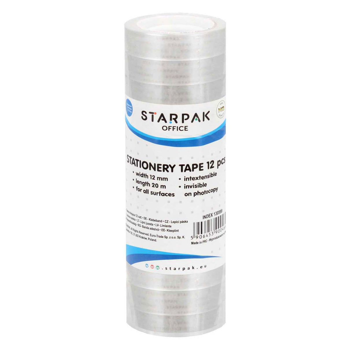 Tape 12mm 20m, 12st.