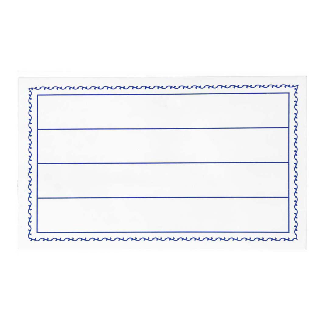 Naamplaatjes pcv 57 90mm, 50st.