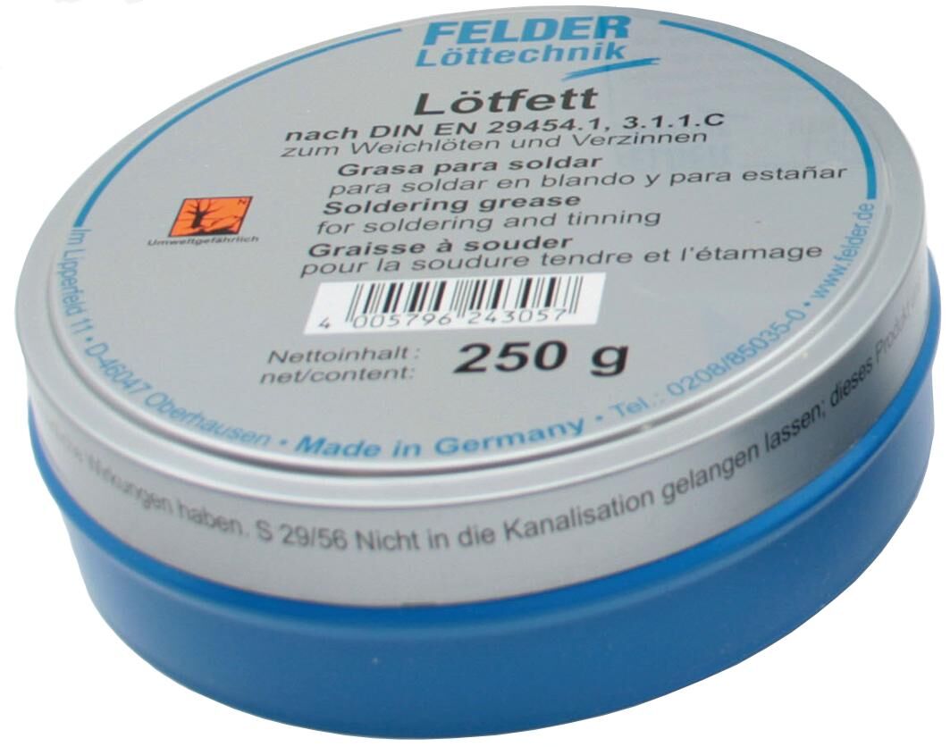 Wks zachte soldeervet f-sw 21 loetfett 250 g dose