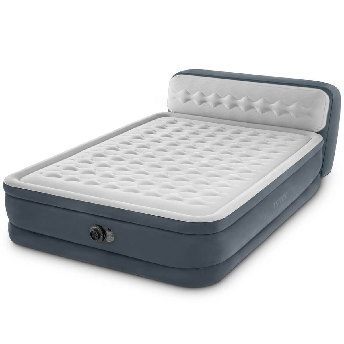 Intex Ultra Plush air bed with headboard