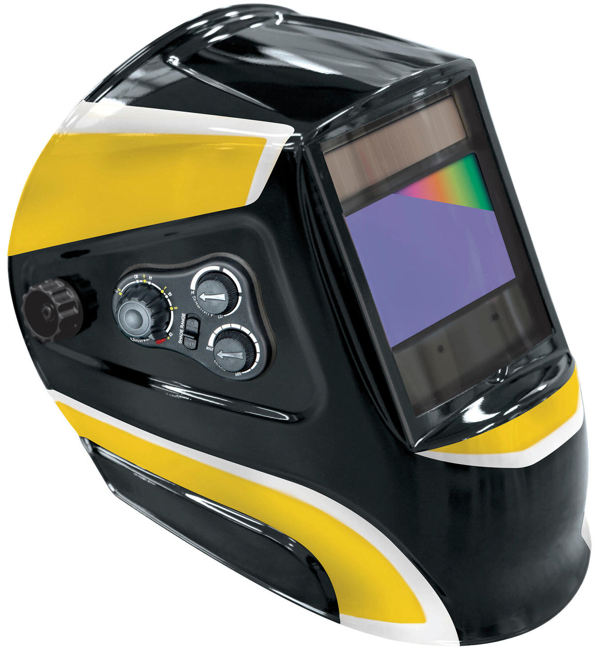 Gys welding helmet lcd ergotech+ 5-9 9-13 black true color . welding helmet lcd ergotech