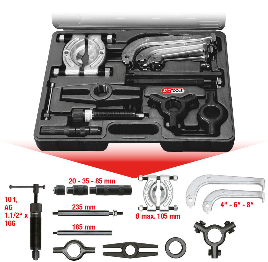 Ks tools ks-tools trekkerset remover set assortment tool steel