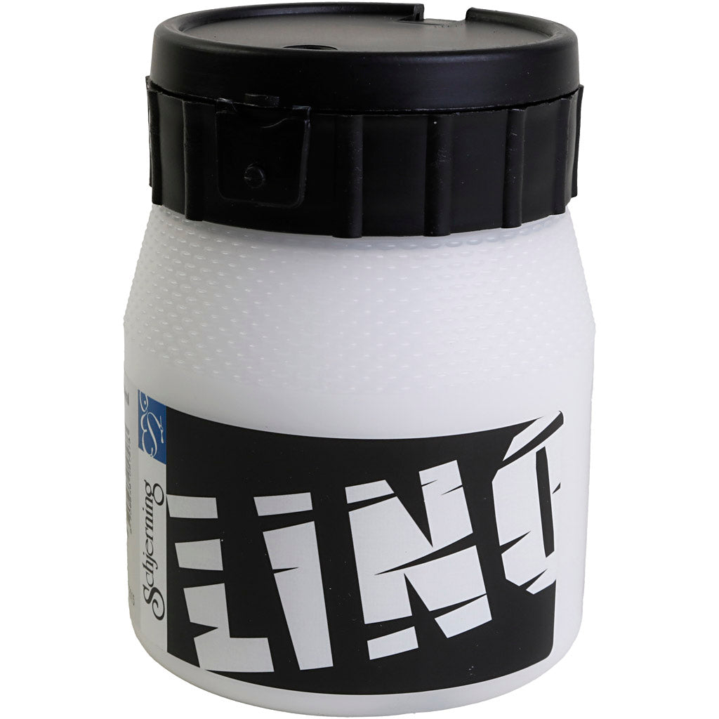 Creativ Company Linoleum Paint - White, 250ml