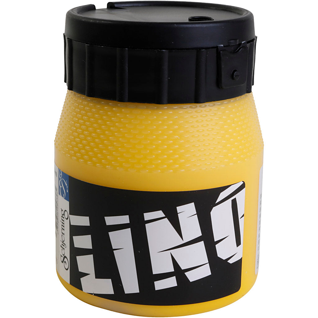 Creative Company Linoleum Paint - Geel, 250ml