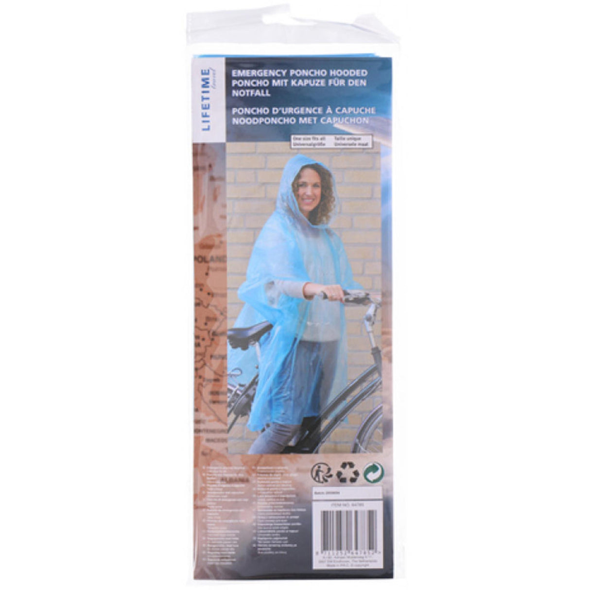 Poncho d'urgence Puch et caon jetable