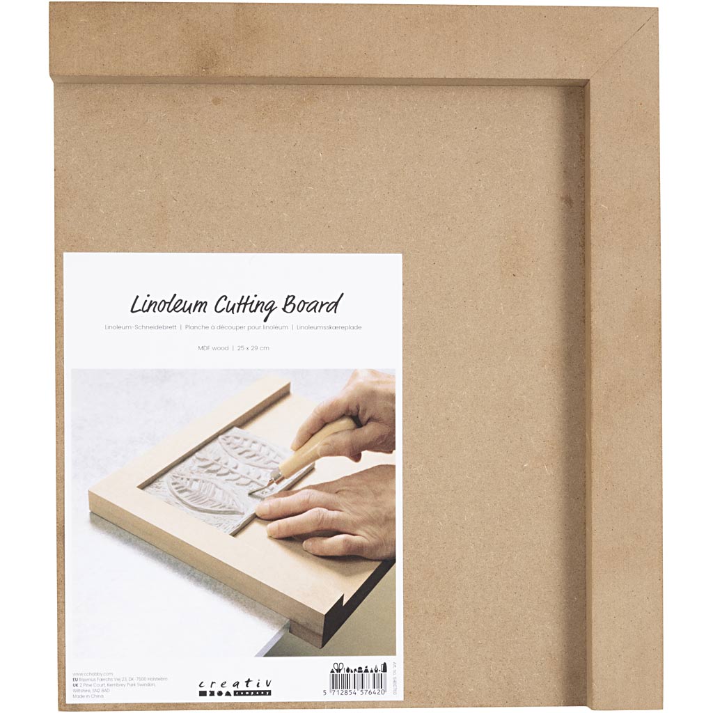 Creativ Company Holzlinoleum Halter rechts -29x25 cm