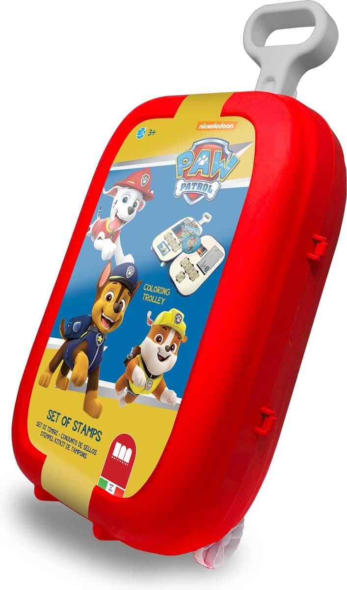 BrandUnit Paw Patrol Disegno Case con timbri 63 pezzi