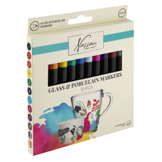 Felt -Pens Glass and Porcelain 12 kusů